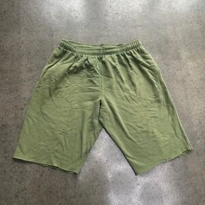 Distressed Green Champion Size 2XLT Shorts